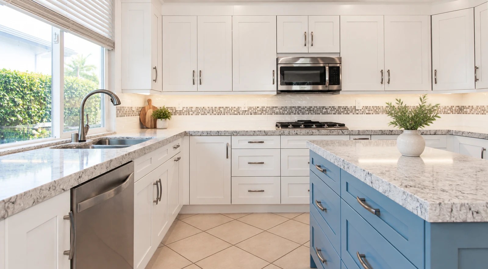 The Robinson kitchen — completed TNT project, virtually staged